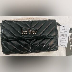NWT NICOLE MILLER SM BLACK CROSSBODY